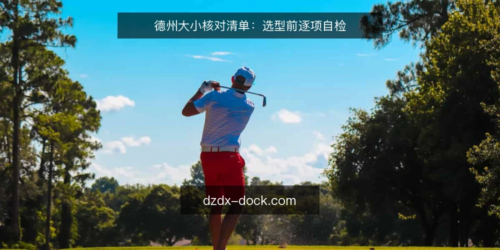 德州大小核对清单：选型前逐项自检 — 界定需求边界 配图