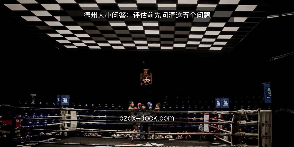 德州大小问答：评估前先问清这五个问题 — 我们到底要解决什么问题？ 配图